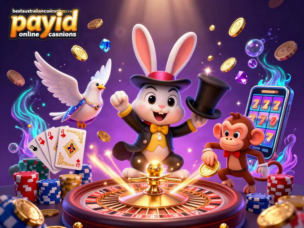 Engage with the action at bestaustraliancasinosites.com payid online casinos featuring thrilling 3D characters and casino elements.