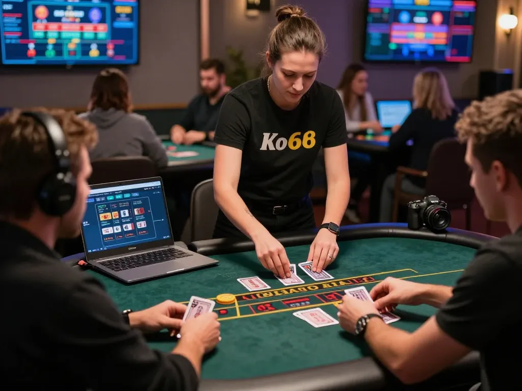 Experience live blackjack excitement at ko66 with professional dealers and engaging technology in a vibrant atmosphere.