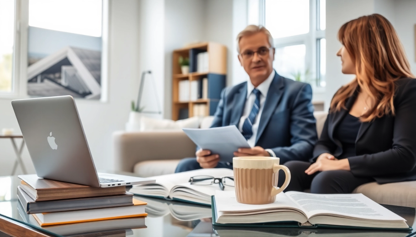 Enduring Guardian professional offering consultation in a modern legal office environment.