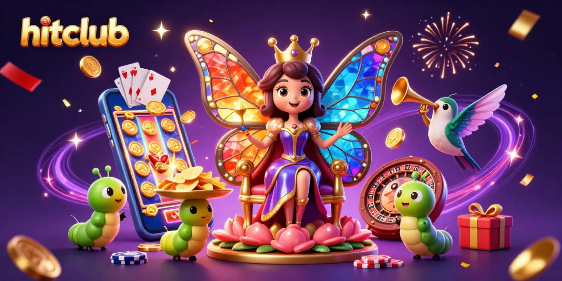 Experience thrilling slot action at hitclub, showcasing a vibrant and magical casino scene.