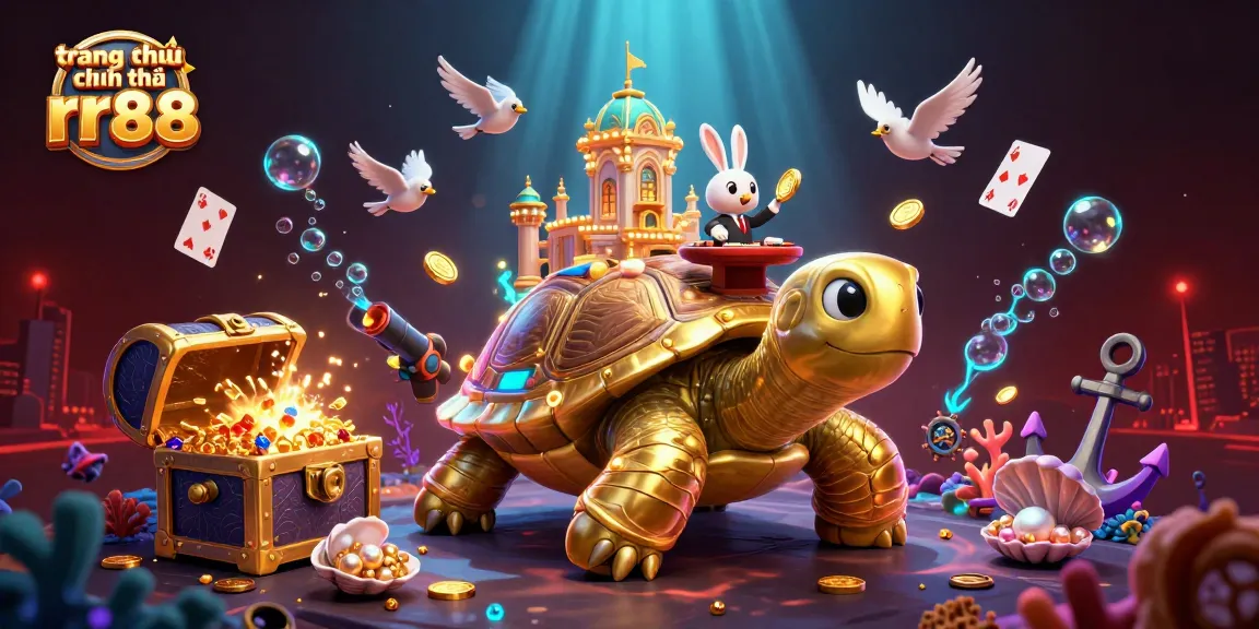 Experience the excitement of fishing and gambling at trang chủ chính thức rr88 with gold coins and vibrant casino elements.